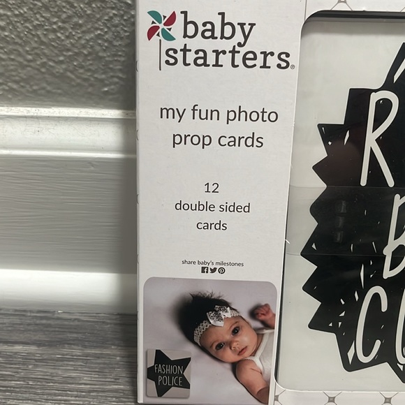 NWT Baby Starters My Fun Photo Prop Milestone Cards Set of 12 - Picture 6 of 6